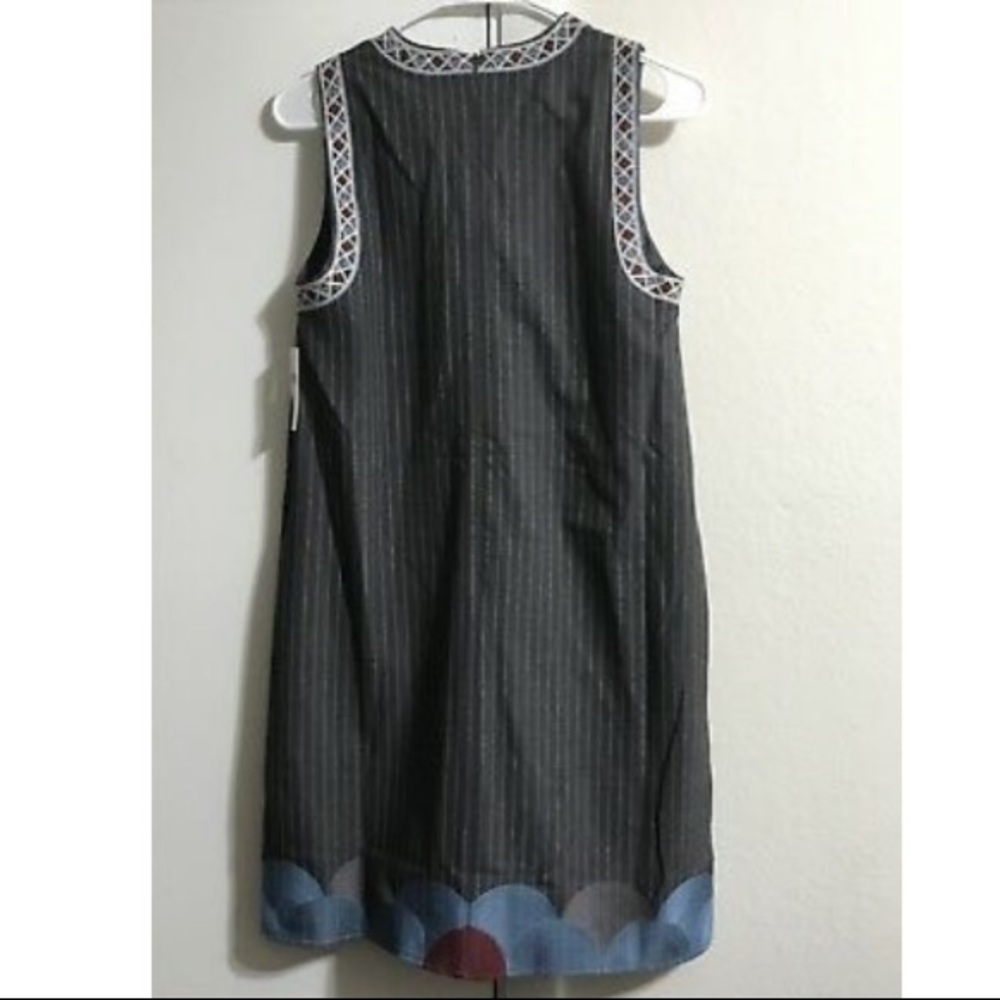 🦄NWT Anthropologie Pinstriped Shift Dress XS, S - Picture 13 of 13